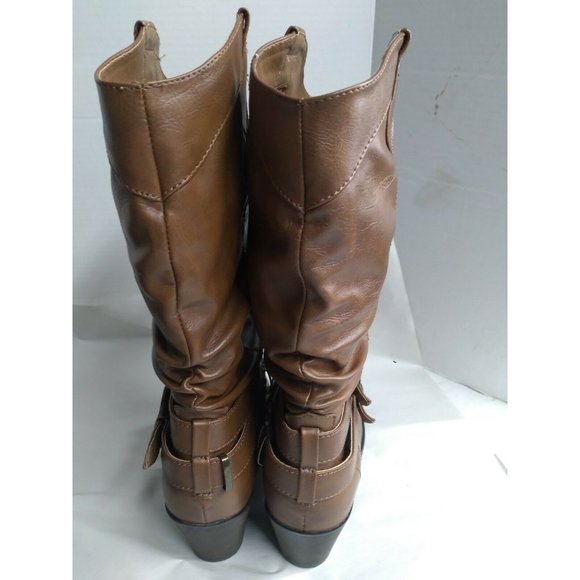 Fall Creek Bree III Block heel Size 8 Med Brown Boots - Picture 4 of 9